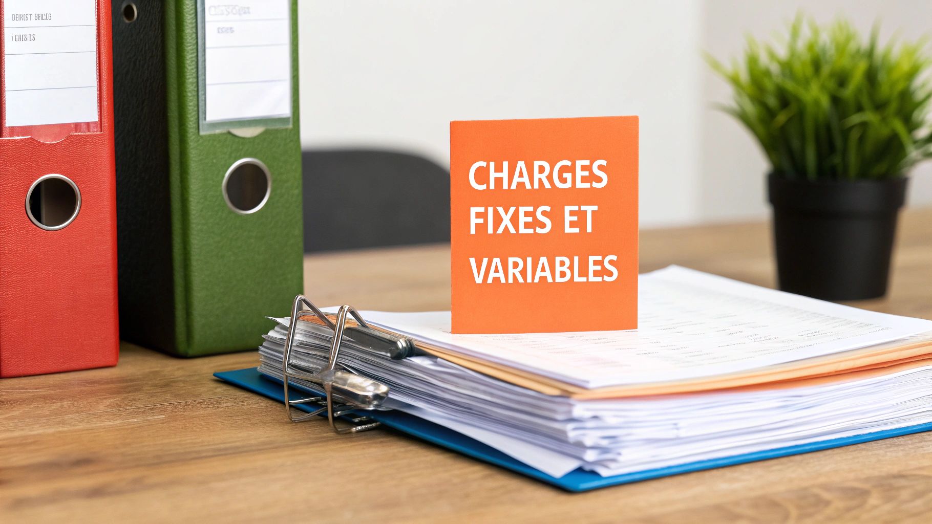 Personne analysant des documents financiers sur un bureau avec un ordinateur portable