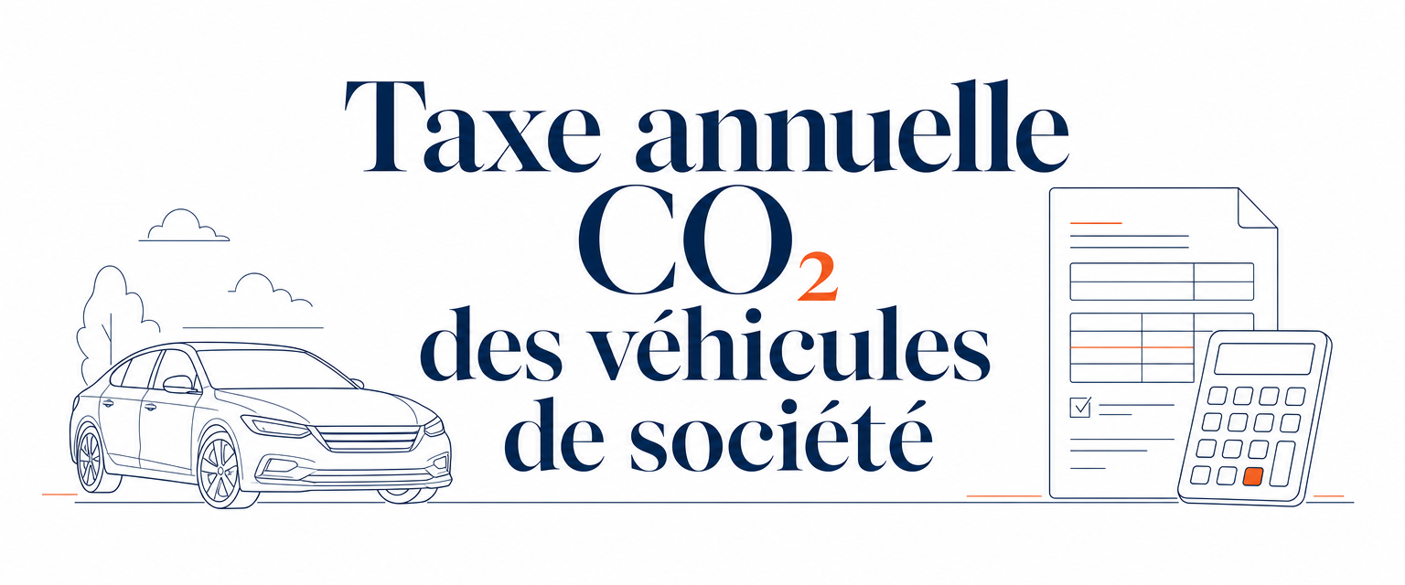 Taxe annuelle CO₂ des véhicules de société : barème, exemples de calcul et exonérations